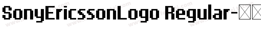 SonyEricssonLogo Regular字体转换